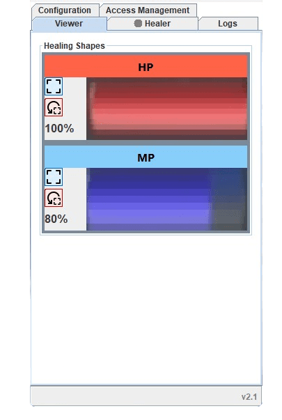 JDwarf Healing Shapes Screen